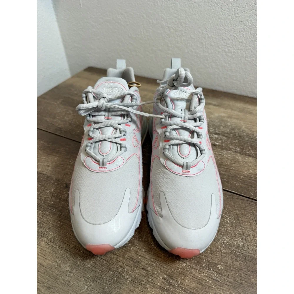 Nike Air Max 270 React SP White Flash Crimson Sneakers CQ6549-100 - Size 8.5